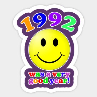 1992 Sticker